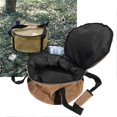 thumbnail image 2 of Bolsa de almacenamiento para horno holandés, bolsa de transporte portátil e impermeable para horno holandés, bolsa para horno holandés para campamento y hornos holandeses al aire libre [color barro], 2 of 5