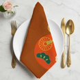 thumbnail image 2 of Red Gourd Cloth Napkins, Floral Modern Art Red Beige Washable and Reusable Dinner Napkins Set of 8, Table Napkin for Kitchen Party Birthday Wedding Hotel Housewarming 20"x20", 2 of 9