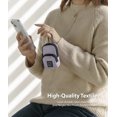 thumbnail image 6 of Ringke Mini Pouch [Two Pocket] Nylon Carrying Pouch Small Bag for AirPods, Galaxy Buds, Earphones, Cards, ID - Light Purple, 6 of 7