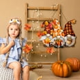 thumbnail image 3 of YUNOVA Fall Door Hanger with Gnomes, Hello Fall Sign Wooden Decor, Vintage Autumn Welcome Plaque with Rope for Front Door, Porch, Wall, Thanksgiving Farmhouse Decor, 3 of 6