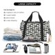 thumbnail image 5 of Fotbe Panda Bear Bolsa de Viaje con Estampado, Bolsa de Fin de Semana para Mujer con Compartimento para Zapatos, Bolsa de Gimnasio con Bolsillo Húmedo, 5 of 7