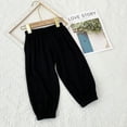 thumbnail image 5 of FLMEI Kids Toddler Long Pants Summer Spring Youth Solid Color Bloomers Summer Thin Baby Mosquito Pants Air-Conditioned Pants for 1-15Y, 5 of 8
