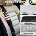 thumbnail image 5 of Uorisanigo American Flag Seatbelt Covers Airplane Seat Belt Shoulder Pad 2 PCS Fluffy Flannel Universal Car Seat Belt Pads Cover Compatible Protect You Neck and Shoulder, 5 of 7