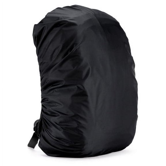 Quqiuxian Backpack Rain Cover for Travel, Black, Size 38x25x1 cm, Protective Gear for Outdoor Use