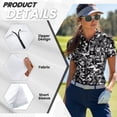 thumbnail image 6 of Binienty Camo Golf Matching Golf Shirts for Couples Soft Comfortable Men Women Funny Couple Golf Shirts Stylish Quarter Zip Pullover for Workout Sports Daily Wear, 6 of 7