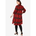 thumbnail image 3 of Roaman's Women's Plus Size Button-Front Ultra Tunic, 3 of 6