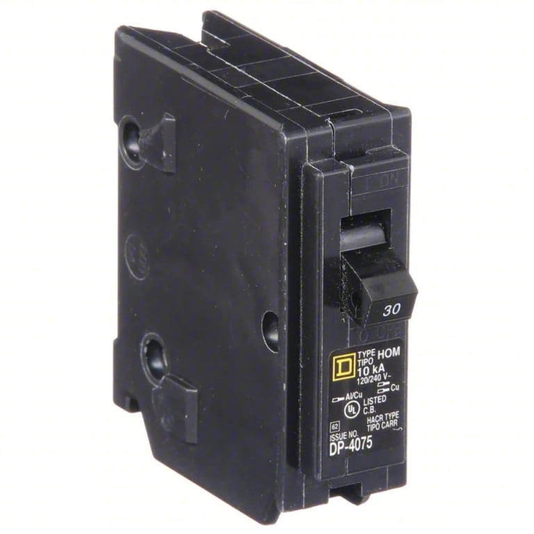 Circuit Breakers 1 Poles Square D Homeline HOM130CP Circuit Breaker ...