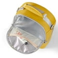 thumbnail image 5 of Sunveno Insulated Lunch Box Double Deck Cooler Bag, Yellow, 5 of 6