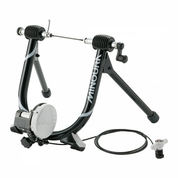 Minoura MagRide 60R Indoor Cycling Trainer TireDrive Remote Bk