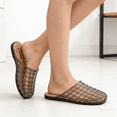 thumbnail image 6 of GJPBGK Women’s Comfortable Slip-On Jelly Sandals Breathable Mesh Flat Slippers Summer Closed-Toe Casual Beach Slippers  for Outdoor Travel & Casual Wear, 6 of 9