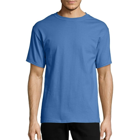 Hanes Authentic Men's Short Sleeve Crewneck T-Shirt, Big and Tall Sizes Available S-5XL