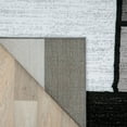 thumbnail image 4 of World Rug Gallery Contemporary Modern Boxed Color Block Gray 2'x3' Door Mat, 4 of 6