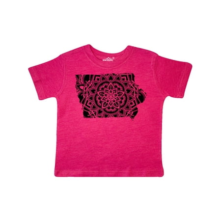 

Inktastic Iowa Silhouette Mandala Gift Toddler Boy or Toddler Girl T-Shirt