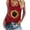 Wine, variant on Womens Tanks Print Round Sunflower Women Sleeveless Tank Top T Shirt Neck Plus Size Summer Women's Tanks Blue M