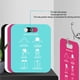thumbnail image 3 of Tablero plegable para ropa, resistente al desgaste, carpeta de ropa impermeable con agujero de anillo, almacenamiento de ropa, buena dureza para Almacenamiento y organización del hogar Cian claro Advancent HA024165-01, 3 of 6