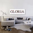 thumbnail image 2 of ARTCANVAS GLORIA Girls Name Room Decor Canvas Art Print - Size: 48" x 16" (1.50" Deep), 2 of 9