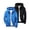 Black + Blue, variant on 2 Pack Teen Boys Girls Lightweight Waterproof Rain Jacket Winderbreaker Soft Shell Jackets Casual Windproof Zip Up Jackets with Hood for Hiking Running Outwear Silver 7-8Years