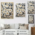 thumbnail image 4 of Designart "Elegance In The White Daisy Meadow VII" Daisies Floater Framed Canvas Wall Art, 4 of 5