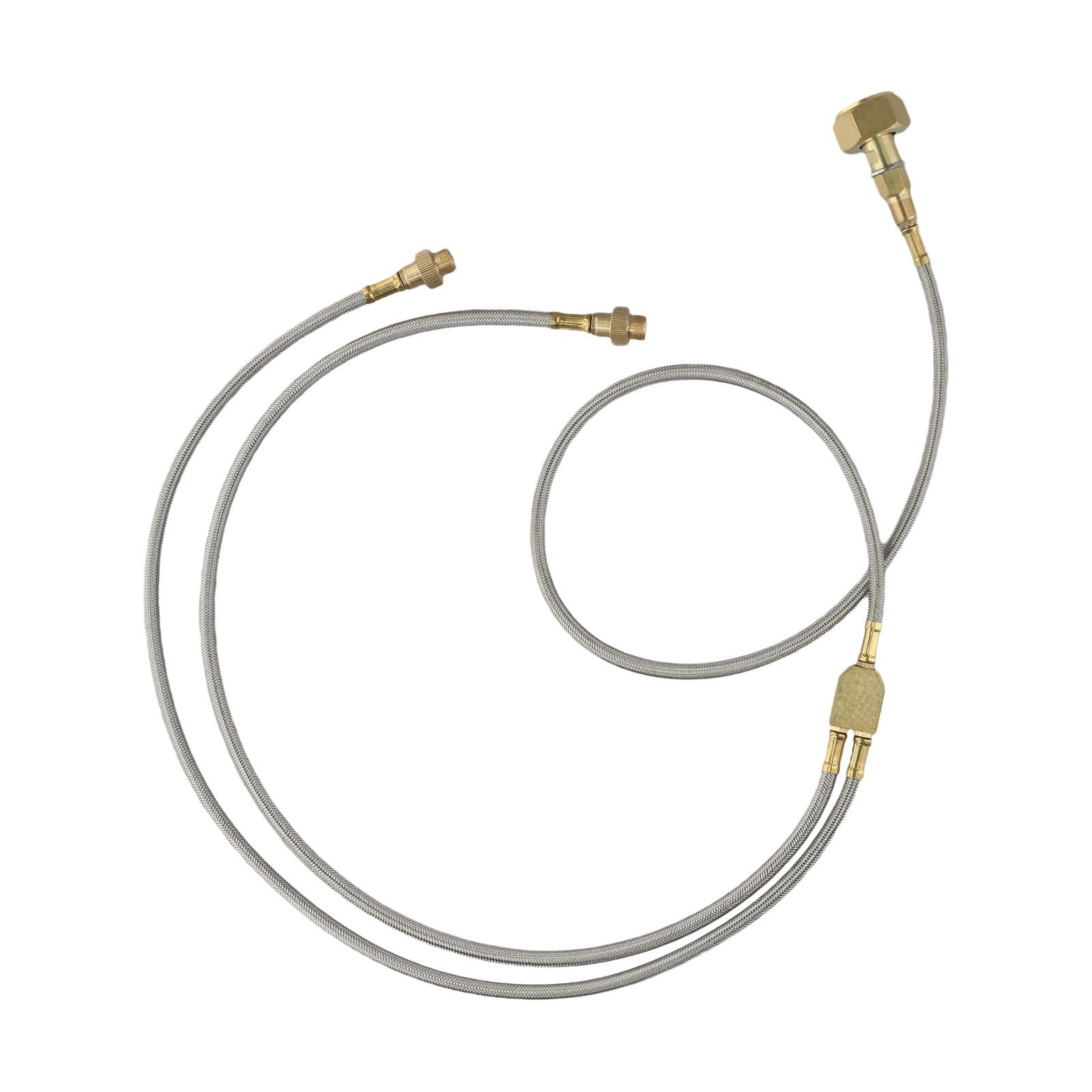 Outdoor Camping Stove Gas Tank Connector Double Head Connecting Line Hose