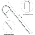 thumbnail image 2 of Anclaje de suelo de acero, 6 estacas de suelo 30, anclaje de suelo de metal, ganchos para tienda de campaña, estacas de suelo duro, anclaje de suelo galvanizado para tiendas de campaña y, 2 of 3