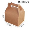thumbnail image 2 of Yaju Rustic Kraft Rectangular Hamper Gift Box Bags Party Wedding Christmas Gift. (brown)(10pcs), 2 of 5