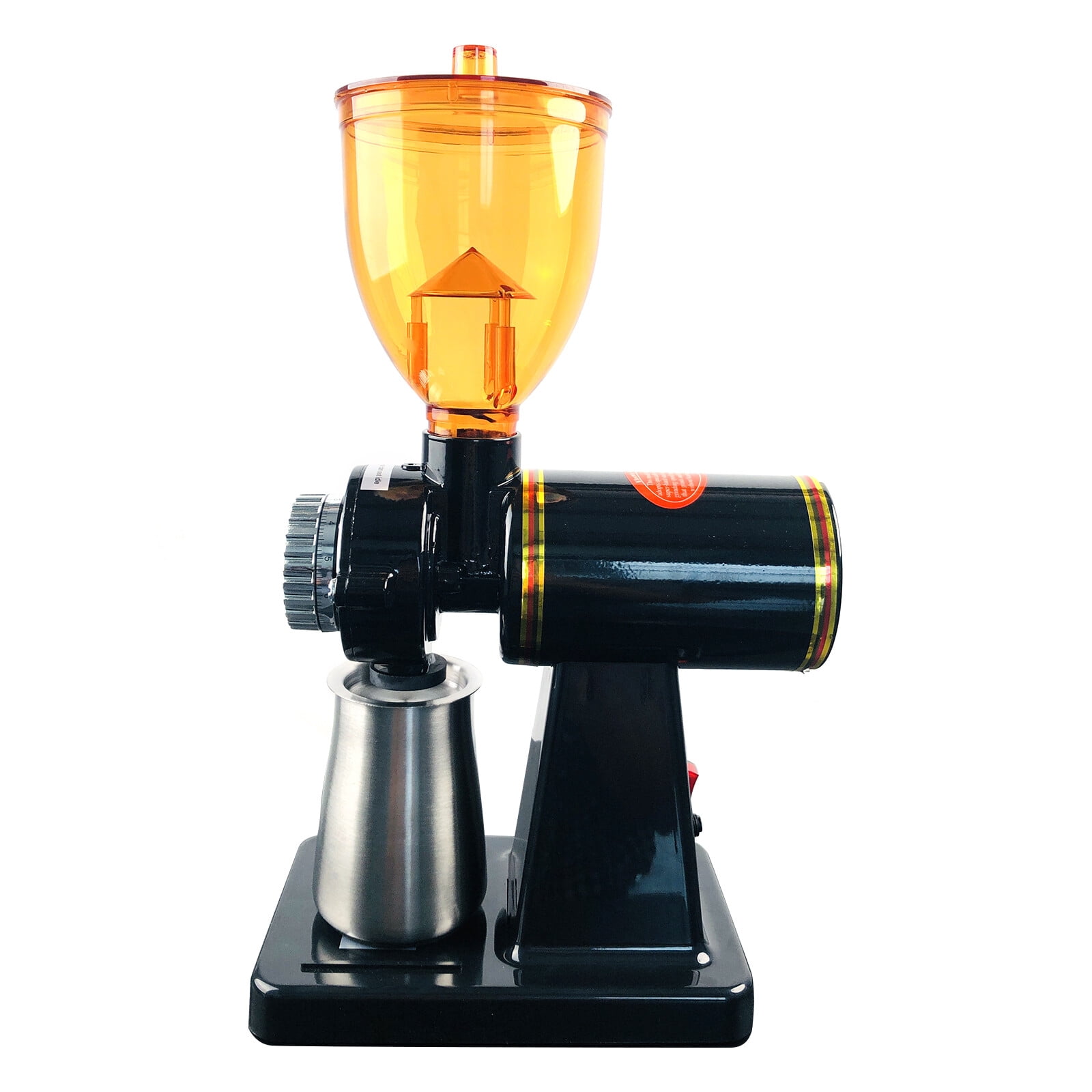 7.68*4.72*14.17 Commercial Electric Coffee Grinder Automatic Burr Mill Bean Home Office Grinder Black