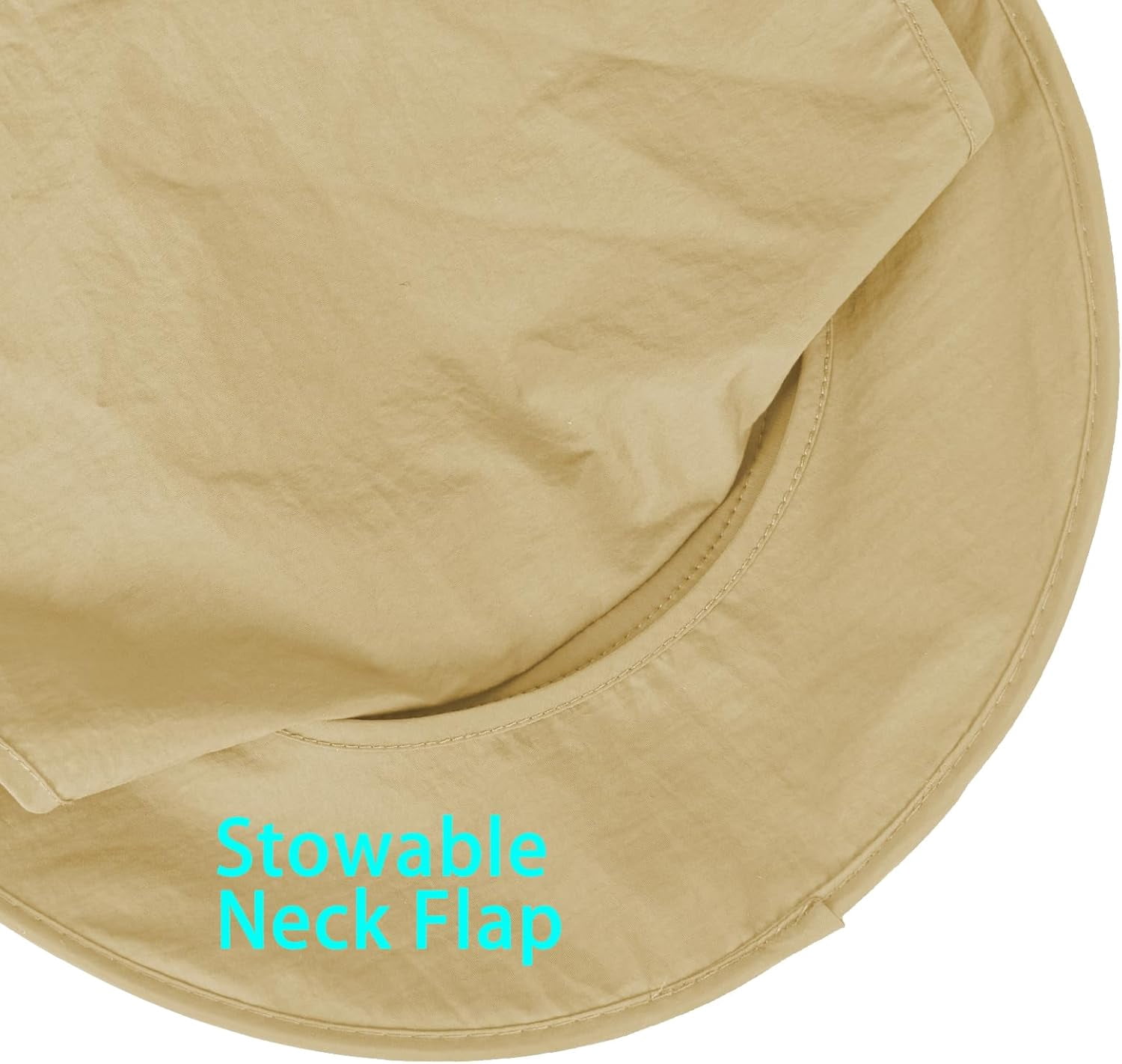 Stcylzfu Breathable UPF 50+ Fishing & Safari Hat with Wide Brim and Protective Neck Flap for Extended Sun Exposure