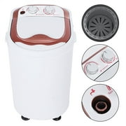 110V Mini Family Portable Full-Automatic Laundry Washer Spinner Washing Machine