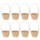 thumbnail image 1 of 8Pcs Bamboo Woven Fruit Storage Basket Outdoor Basket Handmade Flower Baskets, 1 of 4