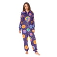 thumbnail image 2 of FORMRS Onesies Pajama for Adults Unisex Hoodie Winter Jumpsuit One Piece Sleepwear, Sizes S-2XL, Candy Carnival, 2 of 7