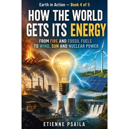 Earth in Action How the World Gets Its Energy: From Fire and Fossil Fuels to Wind Sun and Nuclear Power Book 4 (Paperback)