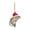B, variant on Lowprofile Home Decor Personalized Green Bass Fish Largemouth Flat 2D Christmas Ornaments Tree Rear View Mirror Accessories Mini Christmas Ornaments Decorations