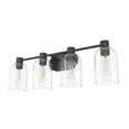 thumbnail image 2 of Hunter - Lochemeade 4-light Noble Bronze, Medium Size Vanity Light, Dimmable, for Bedrooms, Dining, Living Rooms - 19713, 2 of 8