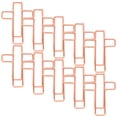 thumbnail image 4 of 10 clips de papel cruzados, clips de papel pequeños, clips de metal para documentos, suministros de oficina y estudio., 4 of 5