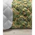 thumbnail image 3 of Summer Down Alternative Comforter, Nature Leaves in Creative Tones Botanical Forest Foliage Branches Flourish Art, Microfiber Quilt for All Season, 5 Sizes, Multicolor, by Ambesonne, 3 of 3