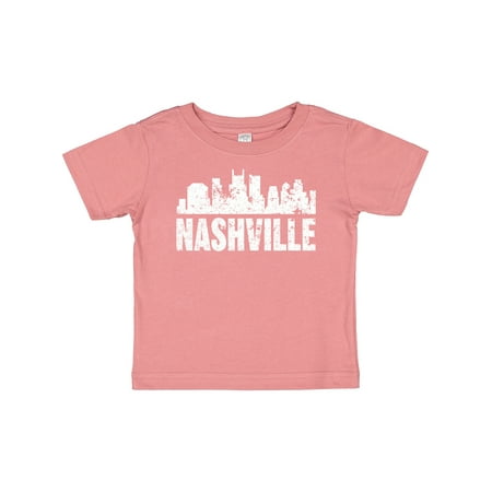 

Inktastic Nashville Skyline Grunge Gift Baby Boy or Baby Girl T-Shirt