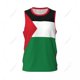 thumbnail image 3 of Camiseta deportiva de baloncesto con la bandera de Palestina para hombre y niño, multifunción, para correr, fitness, sin mangas, con nombre personalizado exclusivo, 3 of 4