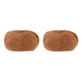 thumbnail image 2 of Ounissouiy Hilo para tejer suéter, bufanda, guantes, suministros para el hogar, manualidades, hilos, artes, 4 capas para tejedores, 23 castaño claro 2Conjunto, 2 of 6