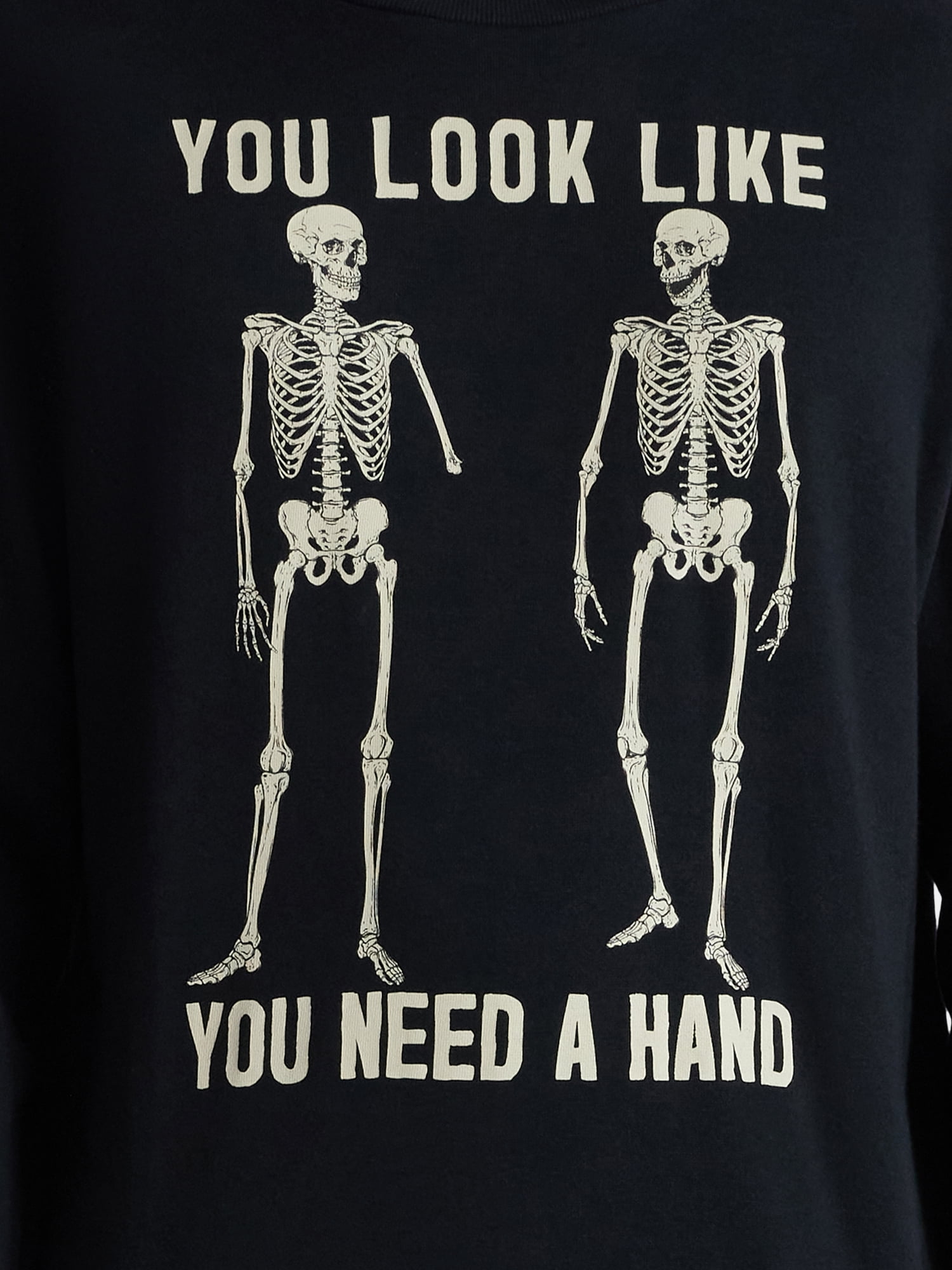 Halloween Crewneck Fleece Sweatshirt, You Look Like You Need a