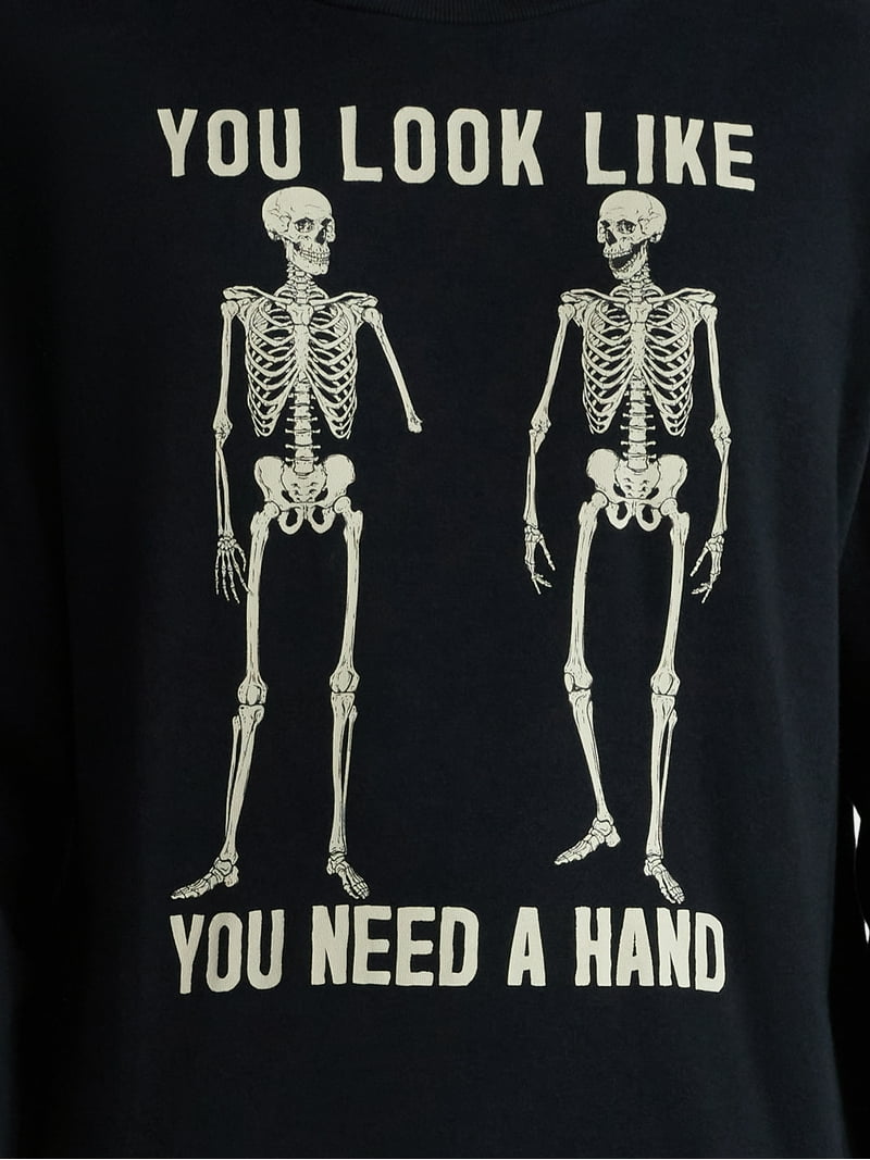 Halloween Crewneck Fleece Sweatshirt, You Look Like You Need a