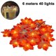 thumbnail image 1 of Cadena de luces Luz de hoja de arce Centelleo Decoraciones de iluminación colgantes para interior Jardín al aire libre Navidad Acción de gracias Fiesta de Navidad Decoración Degradado Col, 1 of 5