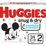 Huggies Snug & Dry Diapers Size 2 (Pack of 3)