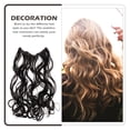 thumbnail image 2 of Extensions de Cheveux Longs Extensions de Cheveux Ondulés Perruque Humaine Pièces de Cheveux pour Femmes, 2 of 8