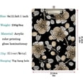thumbnail image 2 of FMSHPON Stylish Leopard Flowers Clipboard Hardboard Wood Nursing Clip Board and Pull for Standard A4 Letter 13x9 inches, 2 of 5