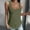 Army Green, variant on Tank Tops Women Womens Tank Tops Loose Fit Square Neckline Camisole Casual Daily Shirts T Shirt U Neck Tee Tops Tunic Vest Tanks Casual Tank Tops Womens Summer Blouses Gray S
