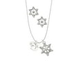 thumbnail image 2 of Delight Jewelry Silvertone Squirrel Silver tone Snowflake Charm Necklace and Stud Earrings, 2 of 4