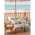 thumbnail image 2 of Outdoor Tablecloth with Umbrella Hole for Patio/Picnic/Party/Camping, Spring Botanical Waterproof Table Cloth Rectangle Table Cover Washable, Watercolor Leaves Deers Birds Country (60"x 120"), 2 of 8