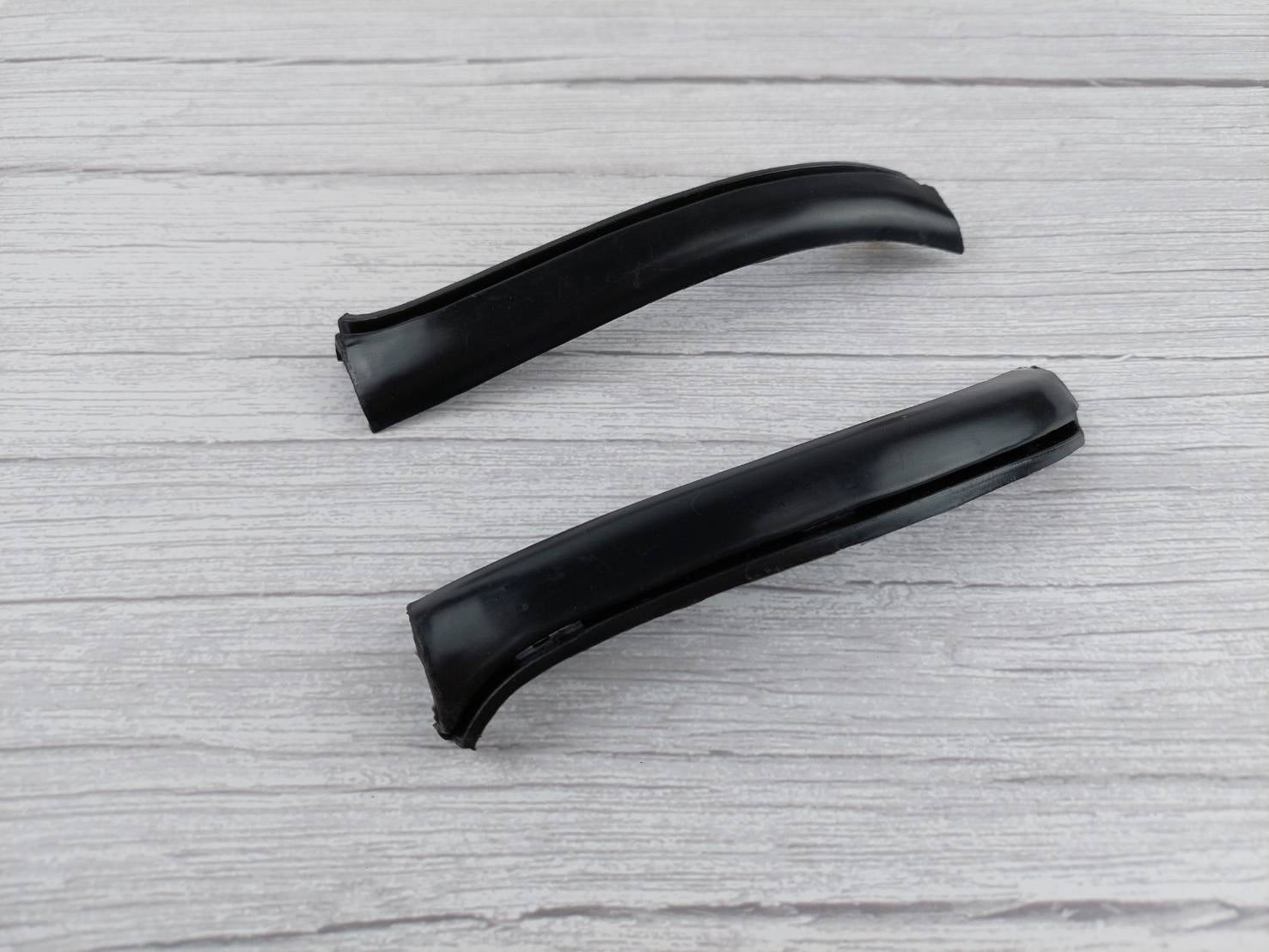 Pair Of Black Grille Rubber Stripe Trim Ends For 1994-1996 Chevy Impala SS & Caprice - LH & RH 12 thumbnail image