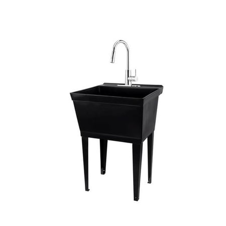 Tehila 22.875 in. W X 23.5 in. D Freestanding Plastic Laundry Tub