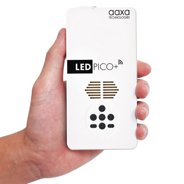 Miniproyector AAXA LED Pico+ MAX 1080P, 2,7 horas, batería Bluetooth